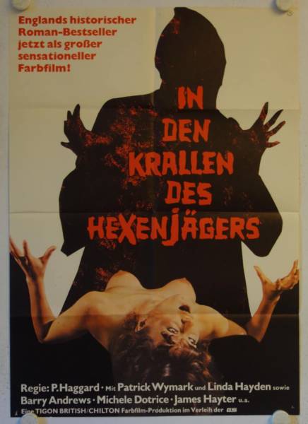 In den Krallen des Hexenjägers originales deutsches Filmplakat